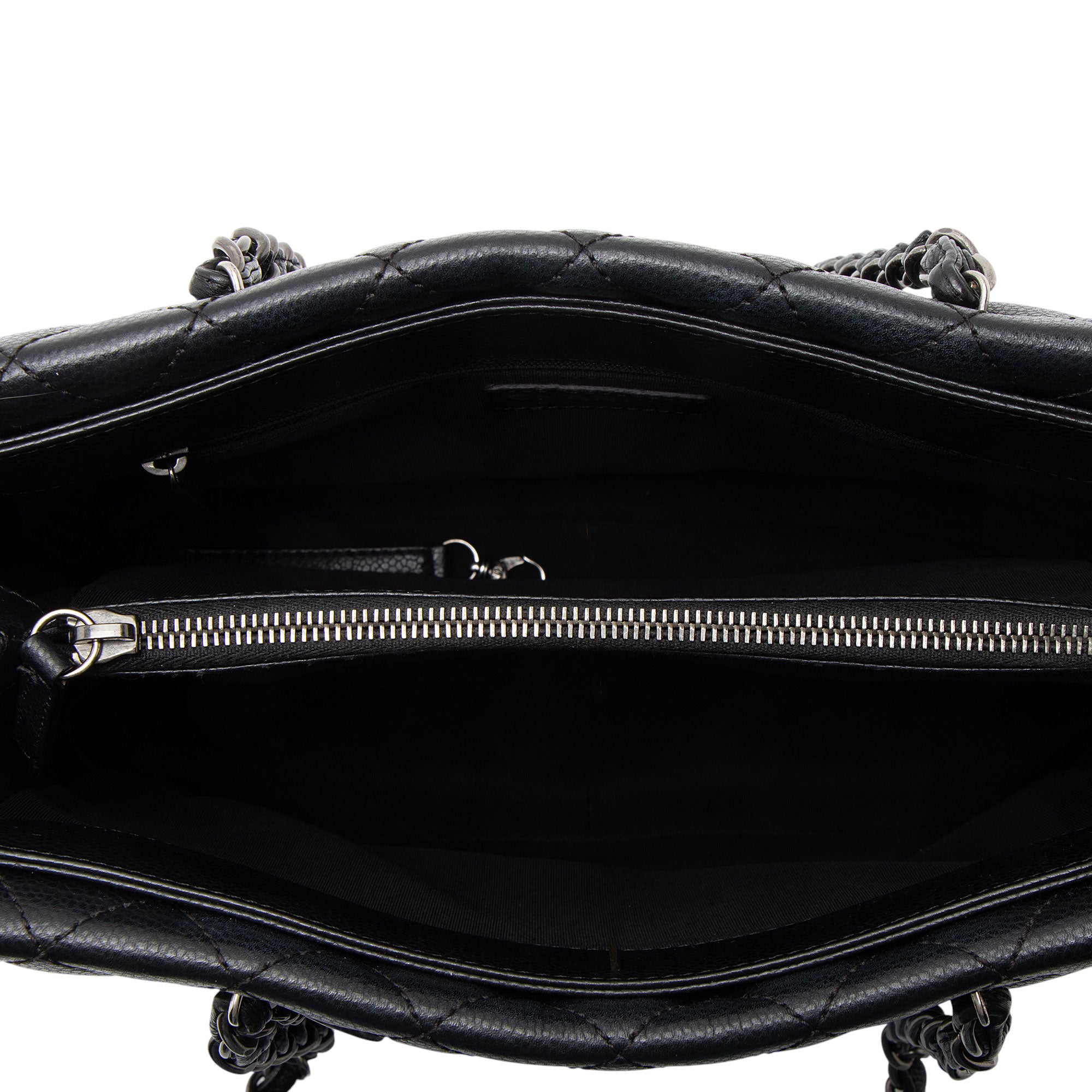 Chanel Caviar Leather City Small Shopping Tote