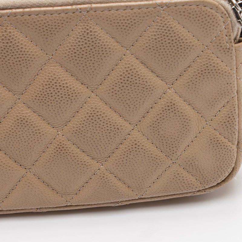 Chanel Caviar Leather Classic Clutch with Chain (SHF-e5R9s1)