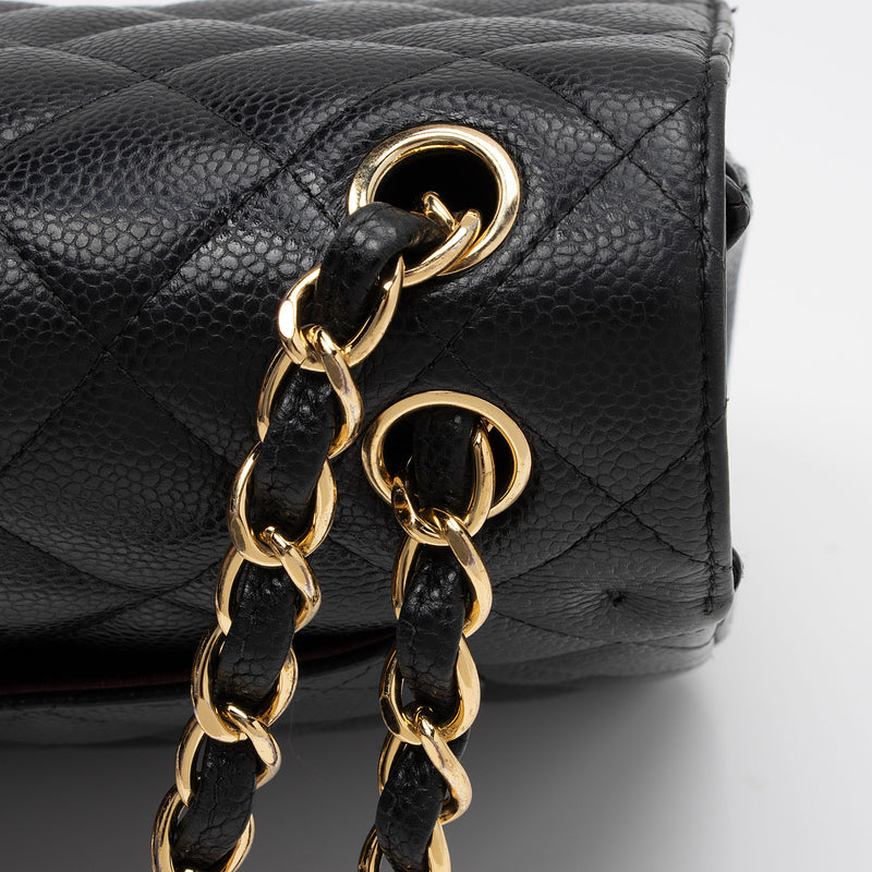Chanel Caviar Leather Classic Jumbo Double Flap Bag (SHF-xAxzXd)