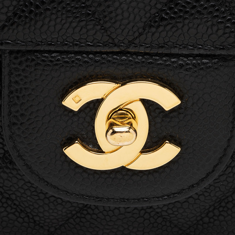 Chanel Timeless Jumbo Caviar Beige