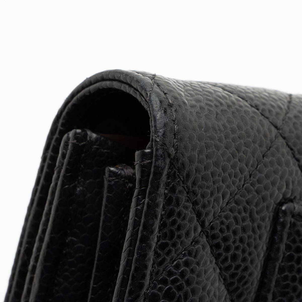 Chanel Caviar Leather Classic Long Wallet