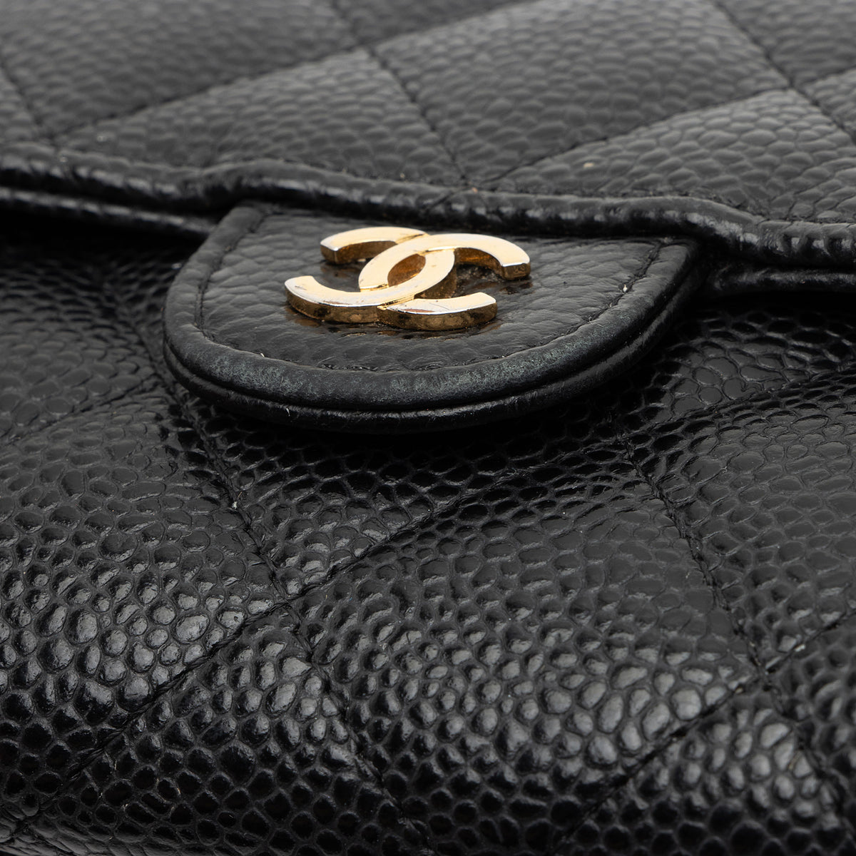 Chanel Caviar Leather Classic Long Wallet