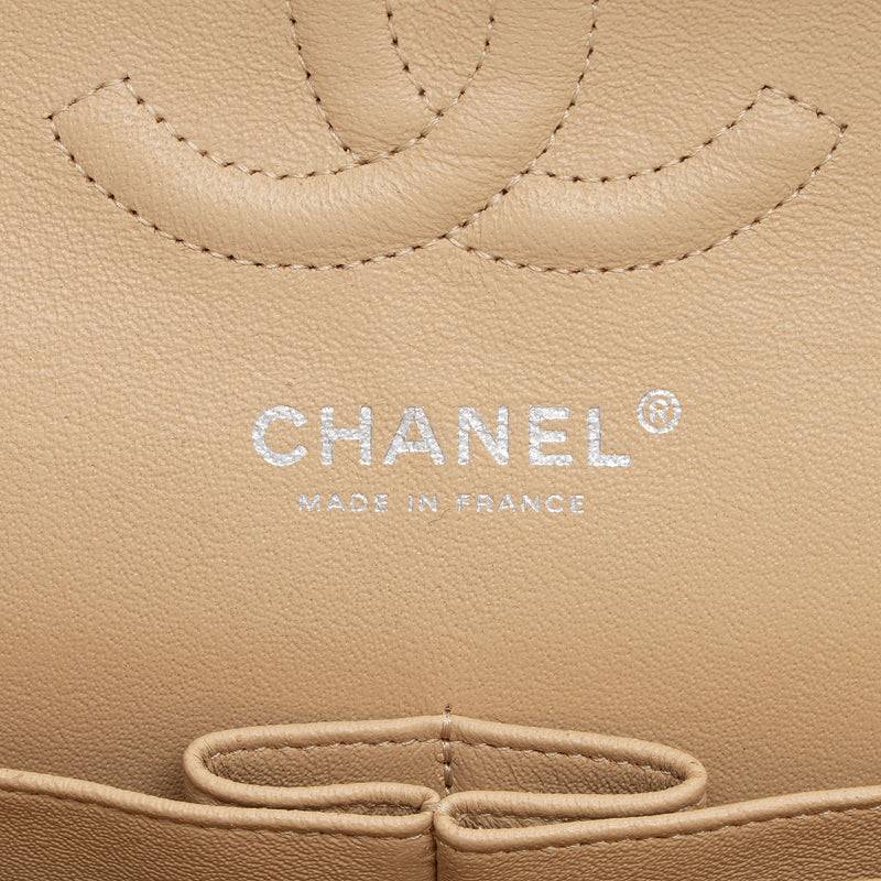 Chanel Caviar Leather Classic Medium Double Flap Bag (SHF-XFQF4l)