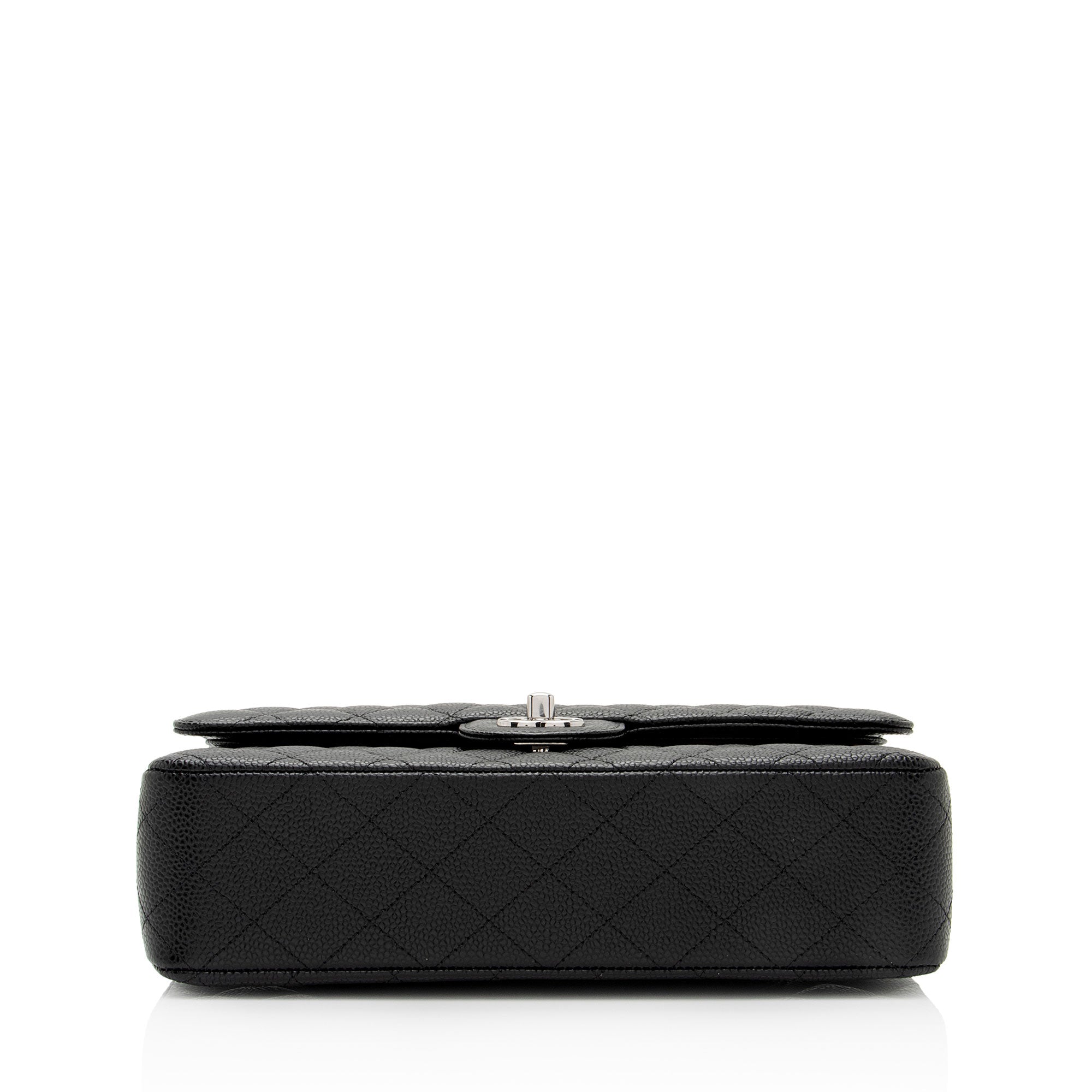 Chanel Caviar Leather Classic Medium Double Flap Bag (SHF-Xtaxo5)