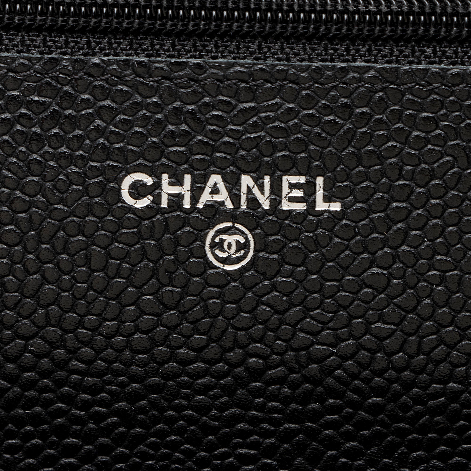 Chanel Caviar Leather Classic Wallet on Chain