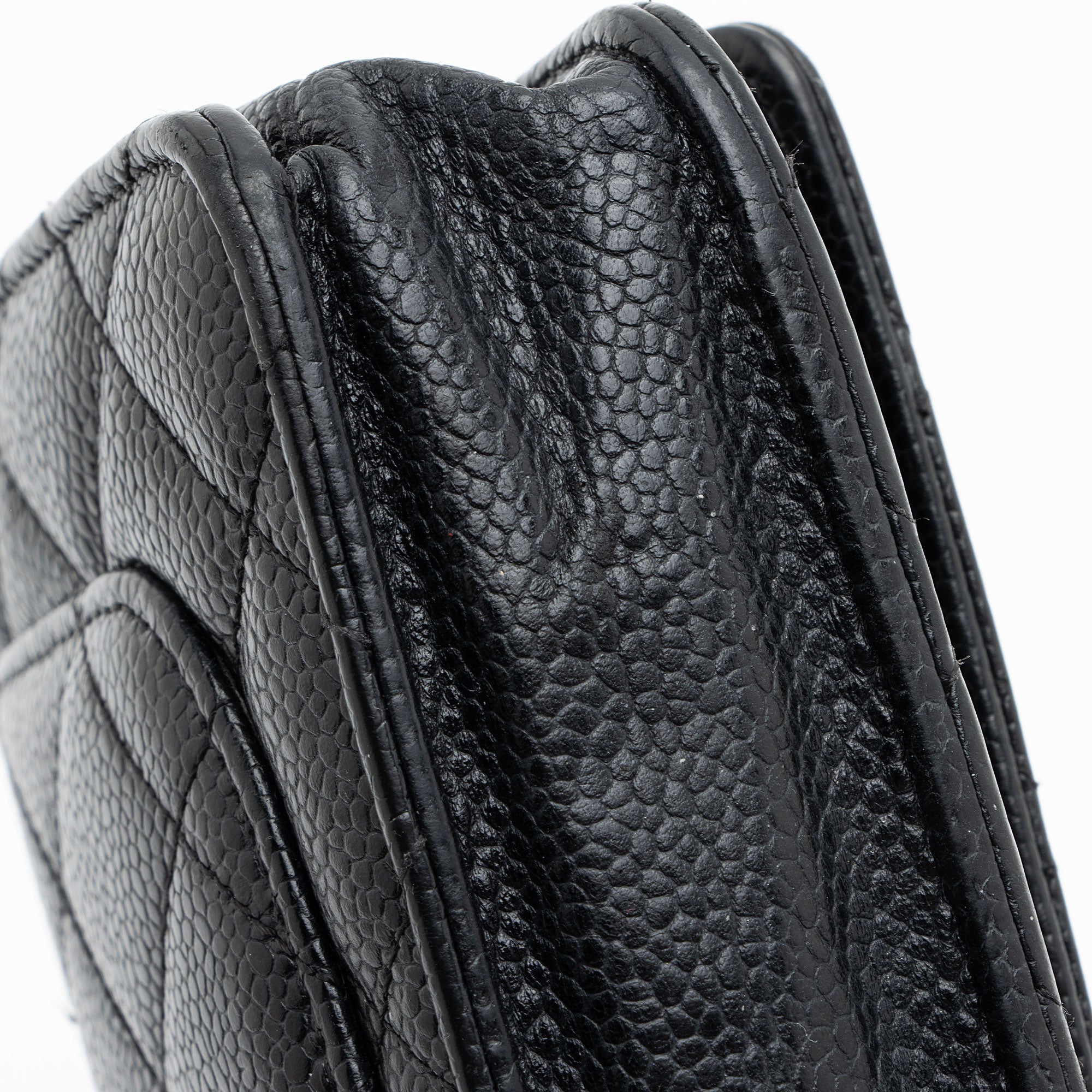 Chanel Caviar Leather Classic Wallet on Chain