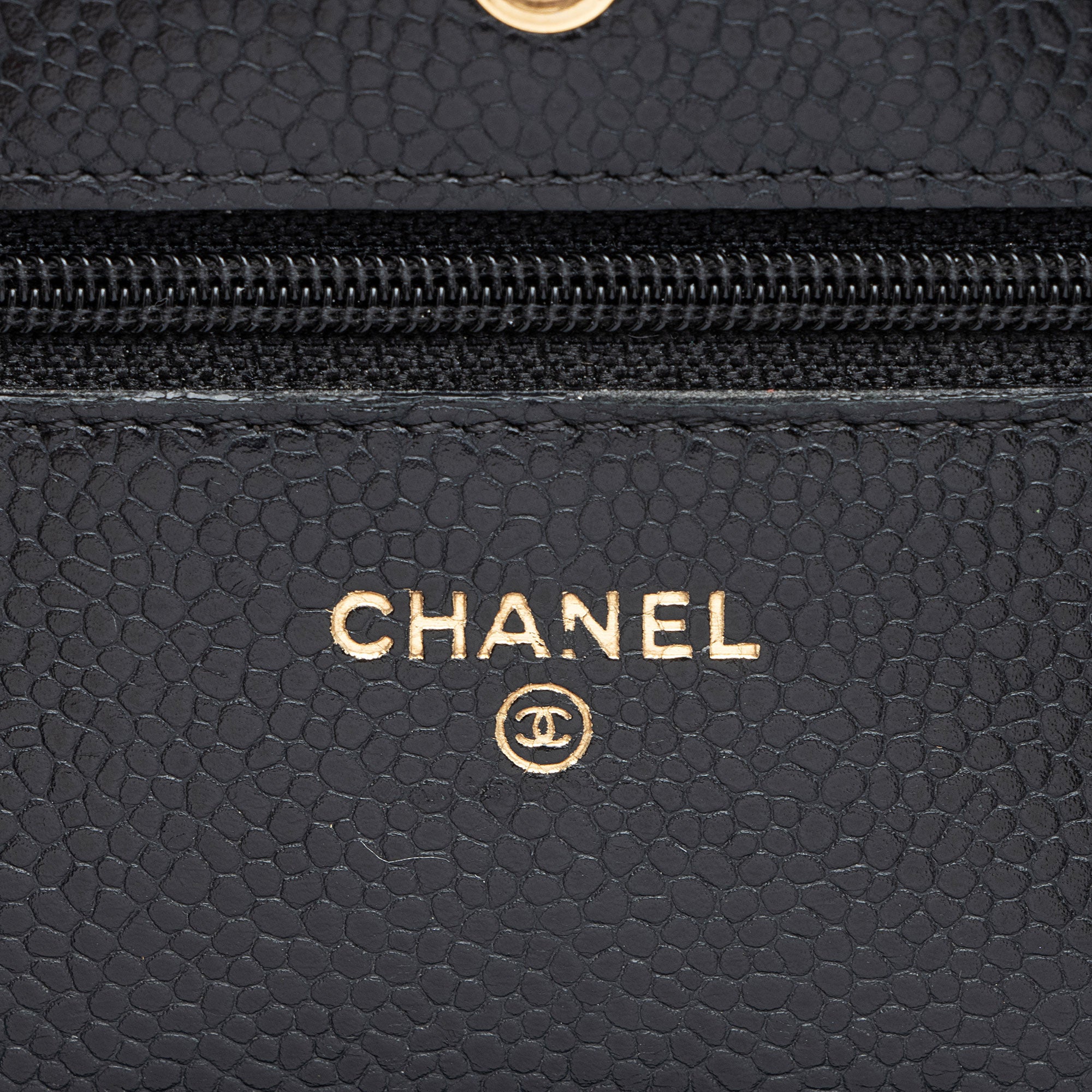 Chanel Caviar Leather Classic Wallet on Chain