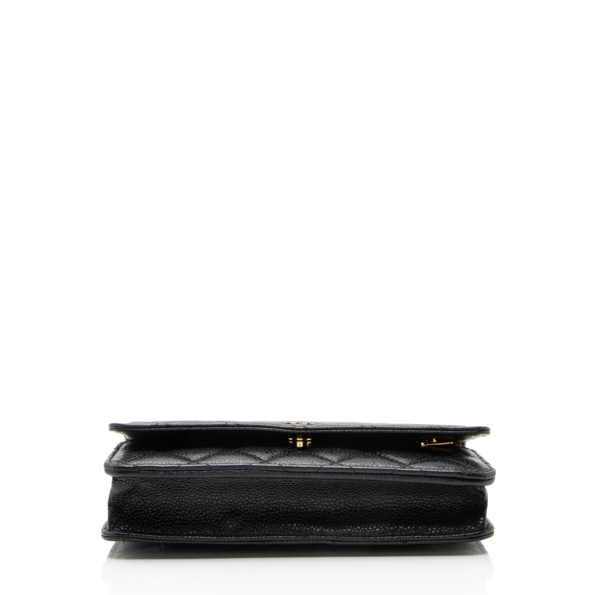 Chanel Caviar Leather Classic Wallet on Chain