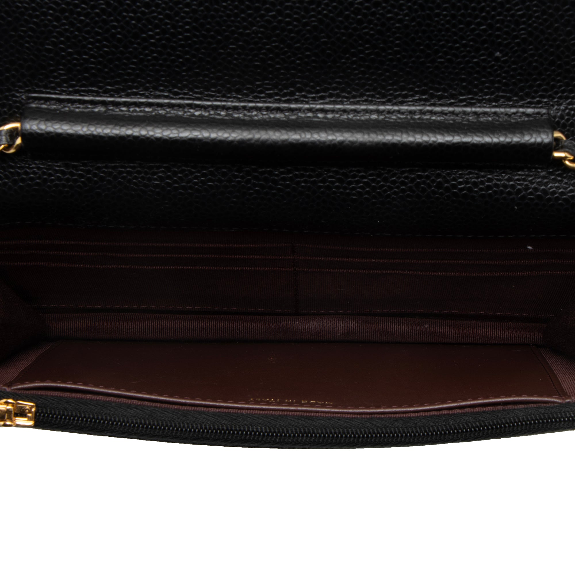 Chanel Caviar Leather Classic Wallet on Chain
