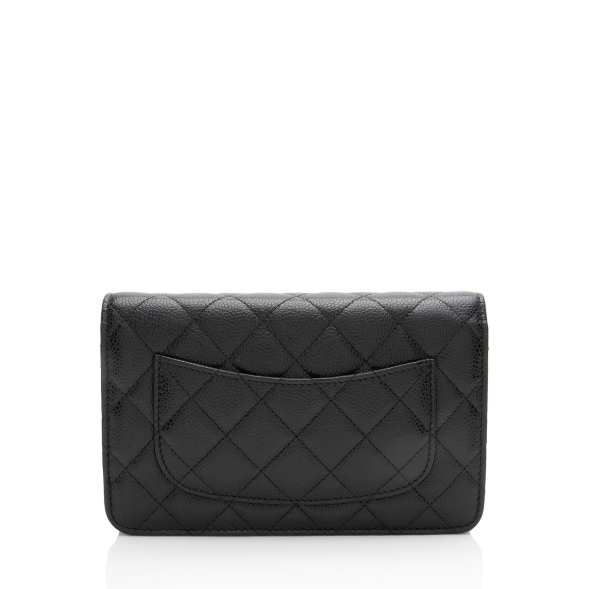 Chanel Caviar Leather Classic Wallet on Chain