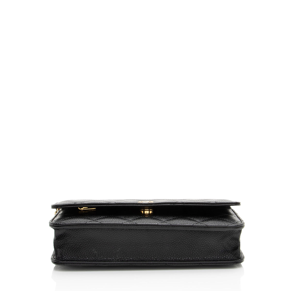 Chanel Caviar Leather Classic Wallet on Chain