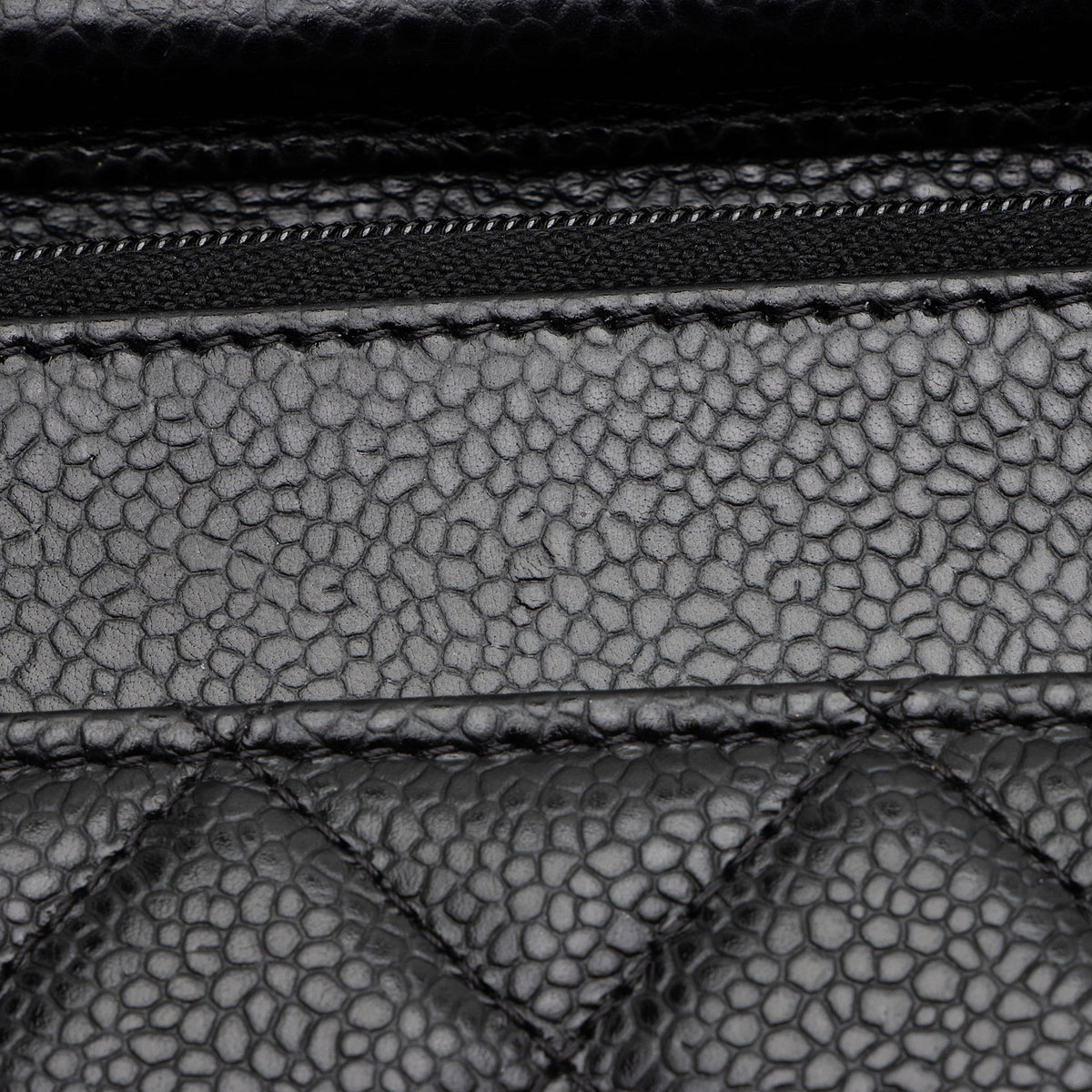 Chanel Caviar Leather Classic Wallet on Chain