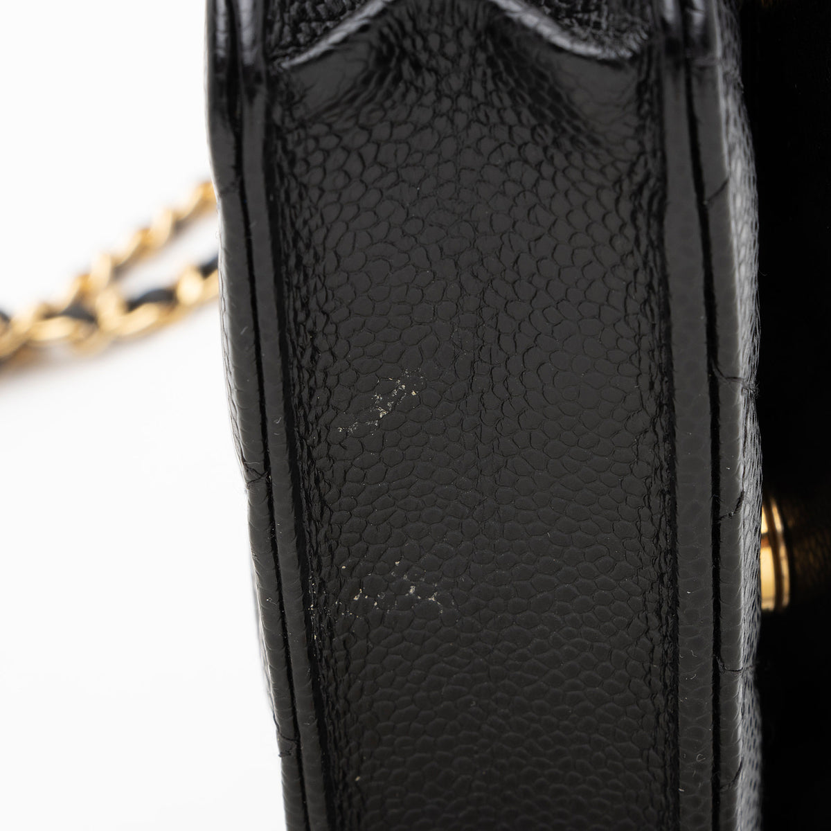 Chanel Caviar Leather Classic Wallet on Chain