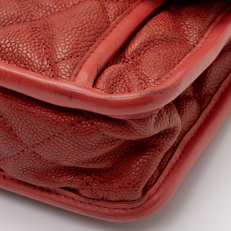 Chanel Caviar Leather French Riviera Medium Flap Bag (SHF-TWwhBI) – LuxeDH