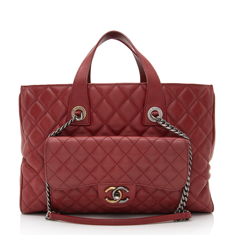 chanel large tote shopping bags