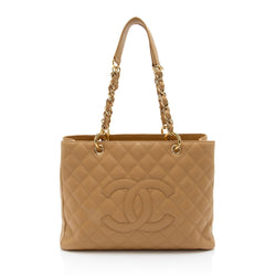 Chanel Caviar Leather Grand Shopping Tote (SHF-bjusbT)