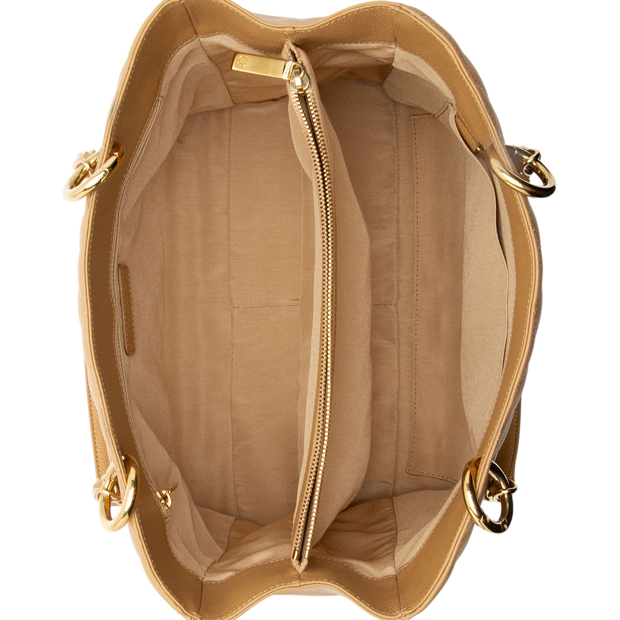 Chanel Caviar Leather Grand Shopping Tote (SHF-bjusbT)