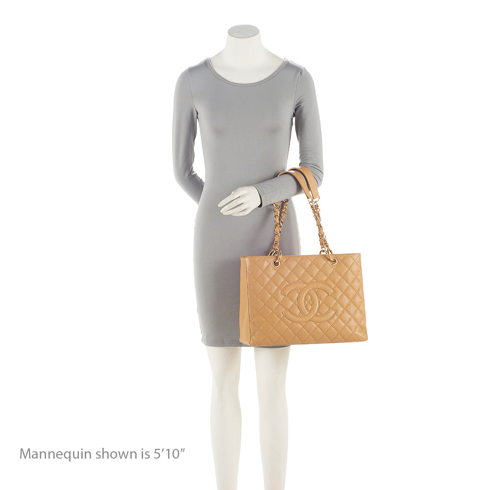 Chanel Caviar Leather Grand Shopping Tote (SHF-bjusbT)