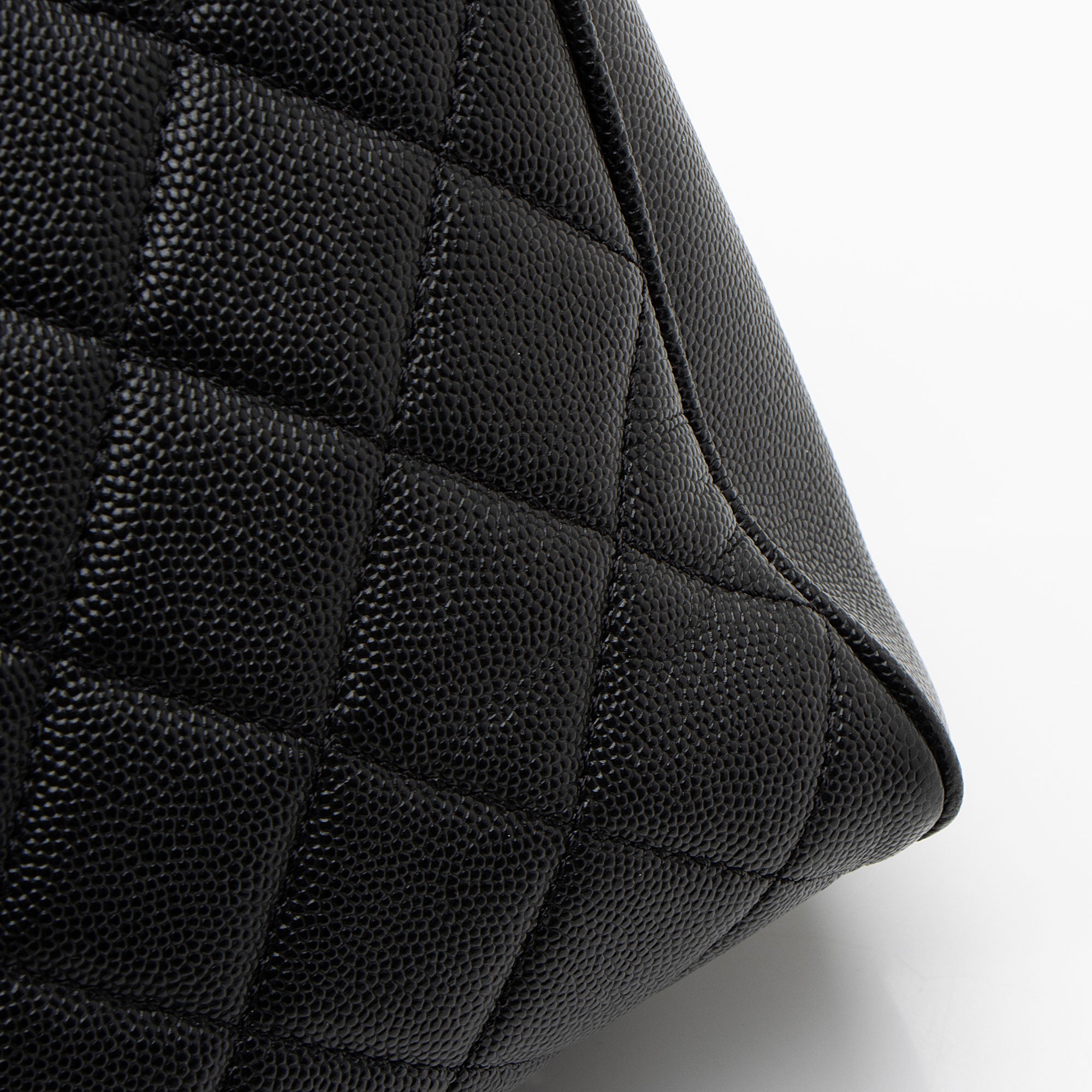 Chanel Caviar Leather In Out Flap Shopping Tote