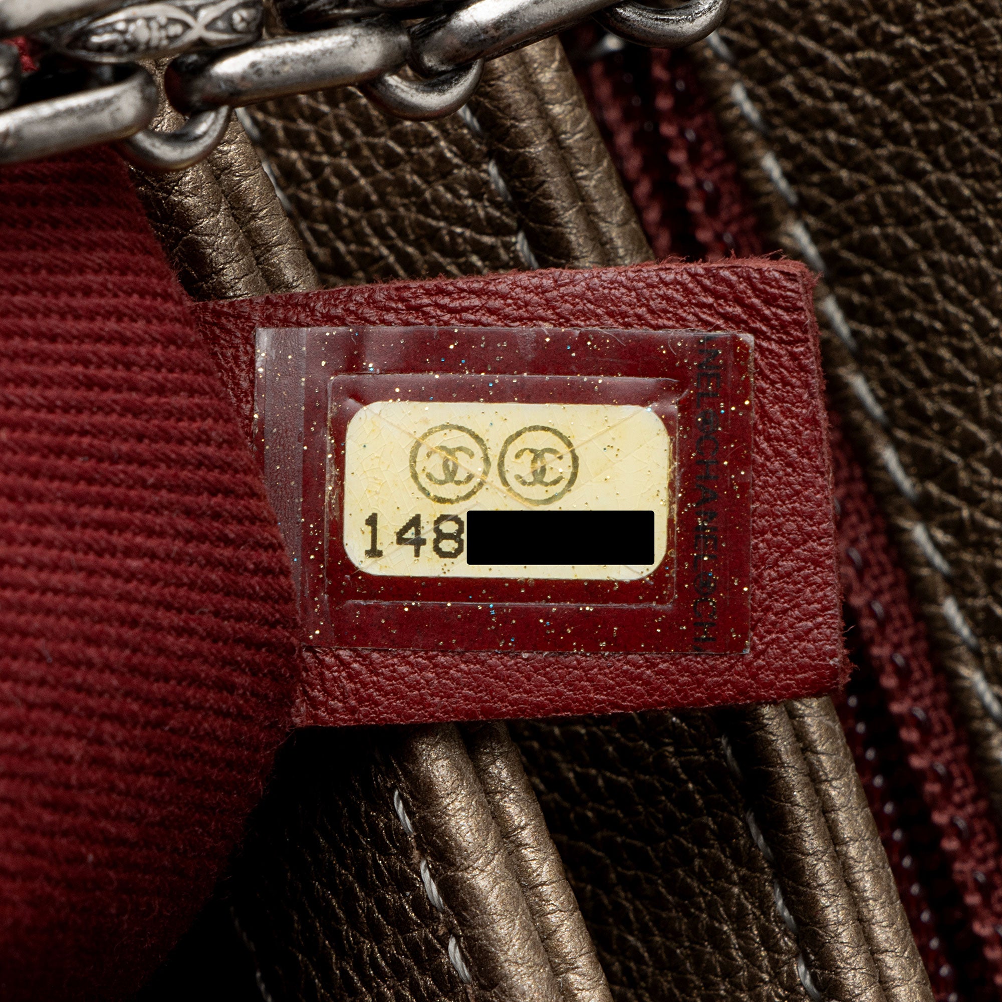 Chanel Caviar Leather Just Mademoiselle Bowler Bag