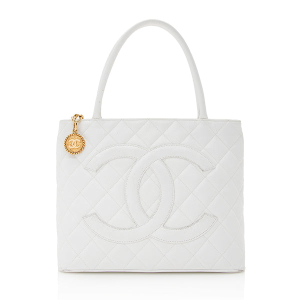 Chanel Medallion Tote - 24 For Sale on 1stDibs  chanel medallion tote  quilted caviar, chanel medallion tote size, chanel medallion bag price