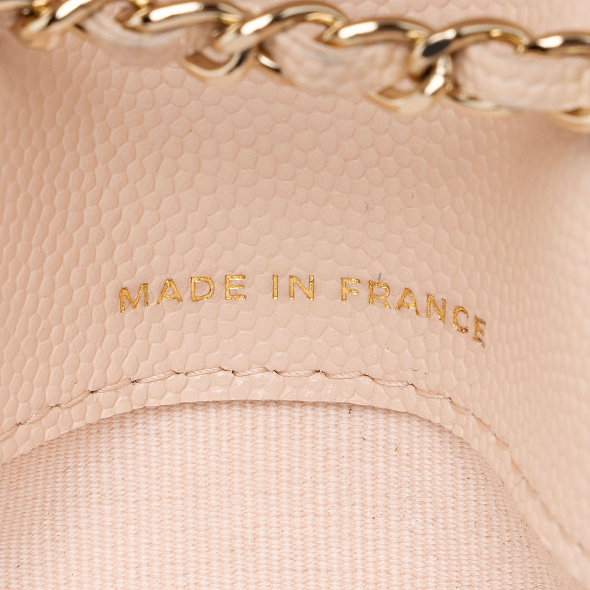 Chanel Caviar Leather Mini Chain Belt Bag