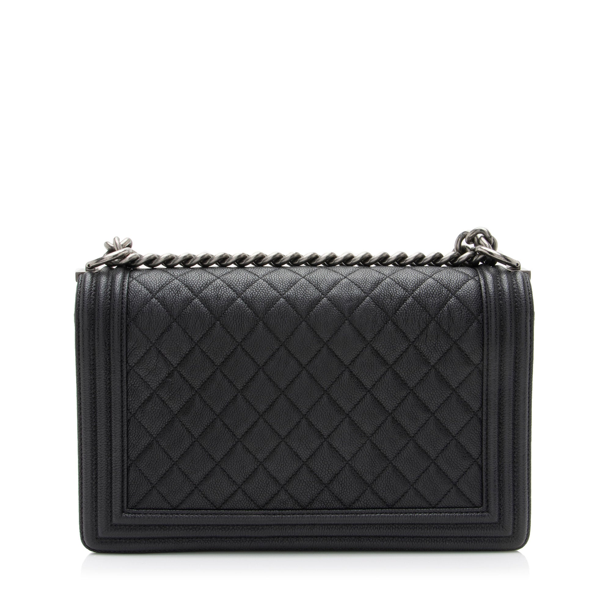 Chanel Caviar Leather New Medium Boy Bag
