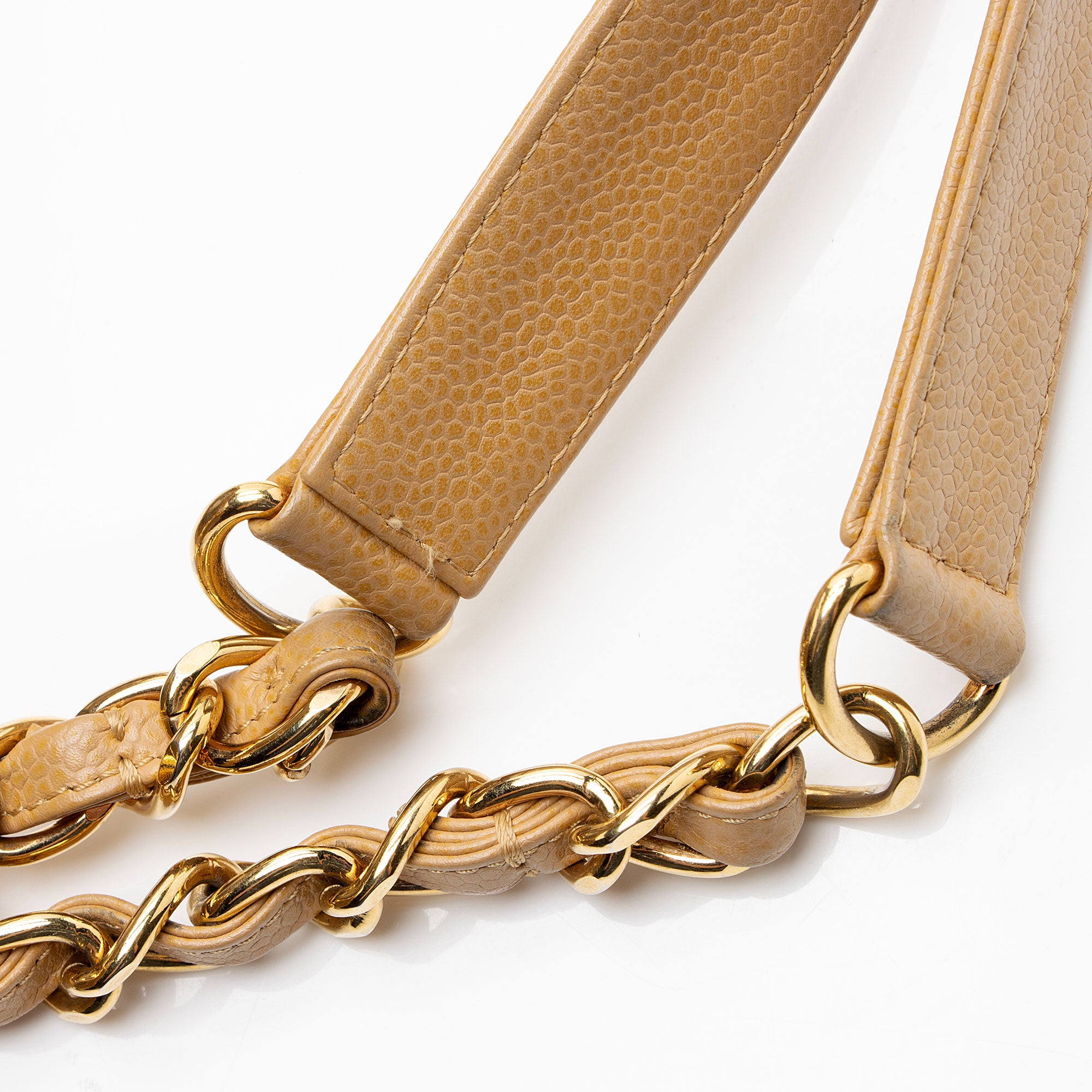 Chanel Caviar Leather Petite Shopping Tote