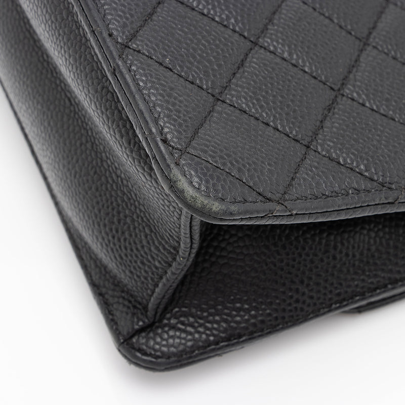 Chanel Caviar Leather Retro Class Small Flap Bag (SHF-W9Q8I9)