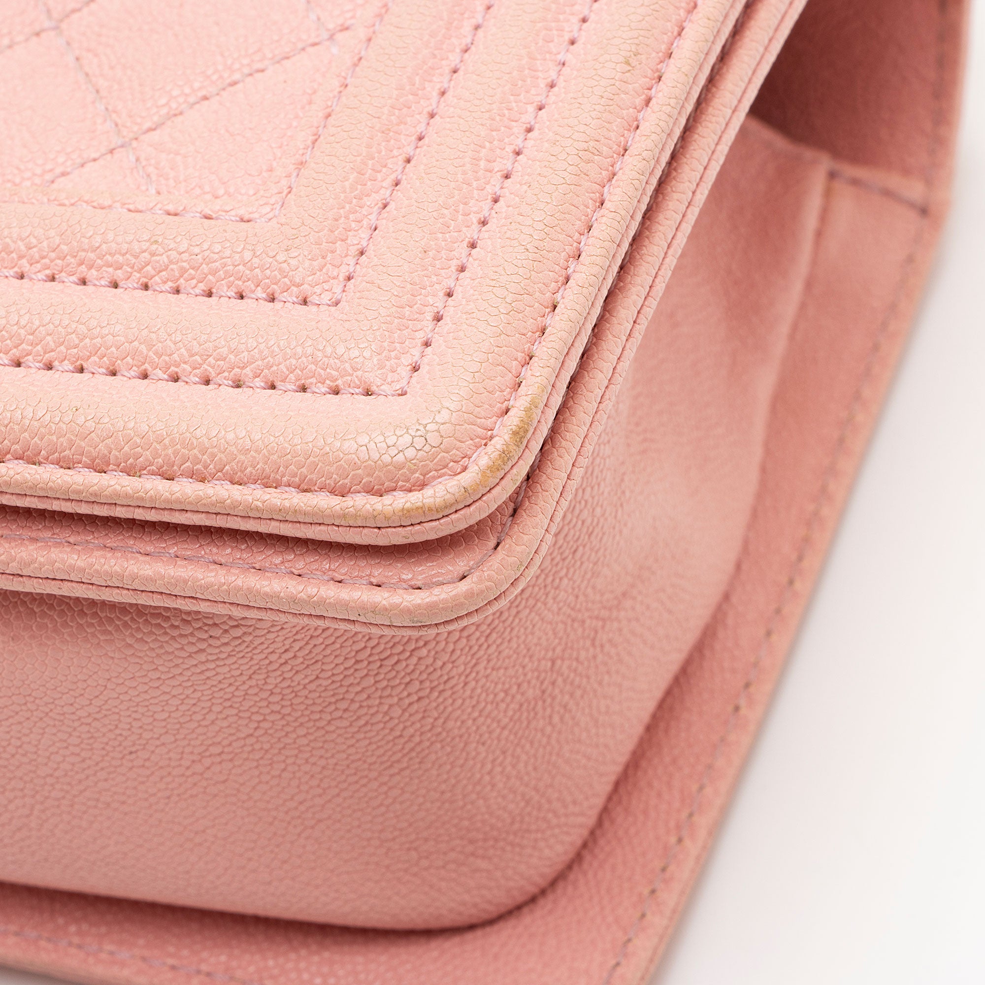 Chanel Caviar Leather Small Boy Bag