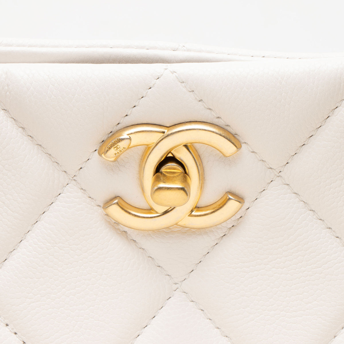 Chanel Caviar Leather Sweet Classic Shopping Tote