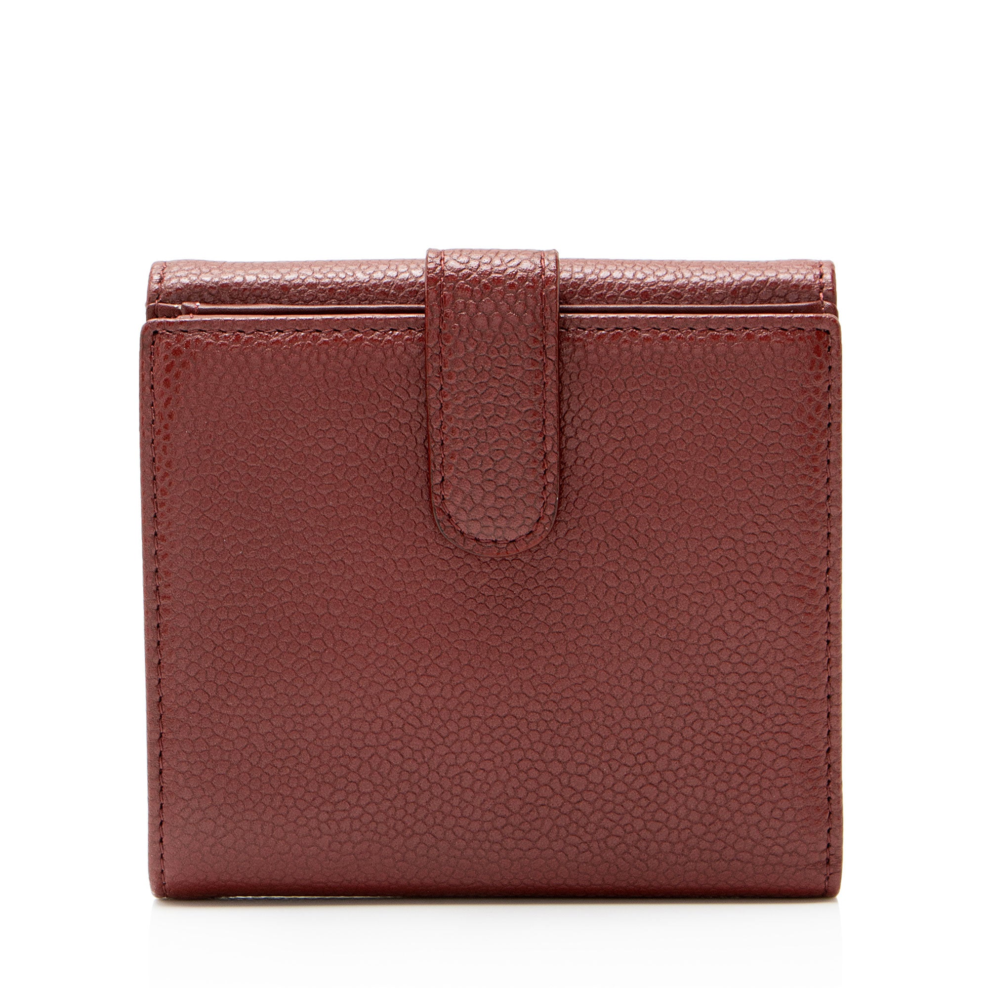 Chanel Caviar Leather Timeless CC Compact Wallet