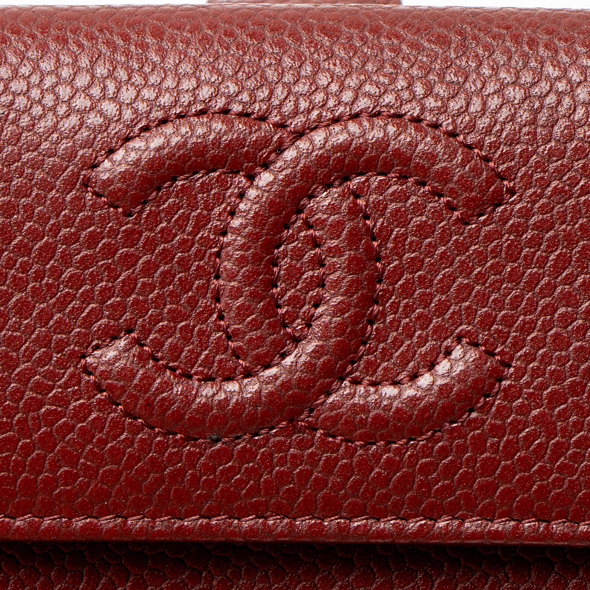 Chanel Caviar Leather Timeless CC Compact Wallet