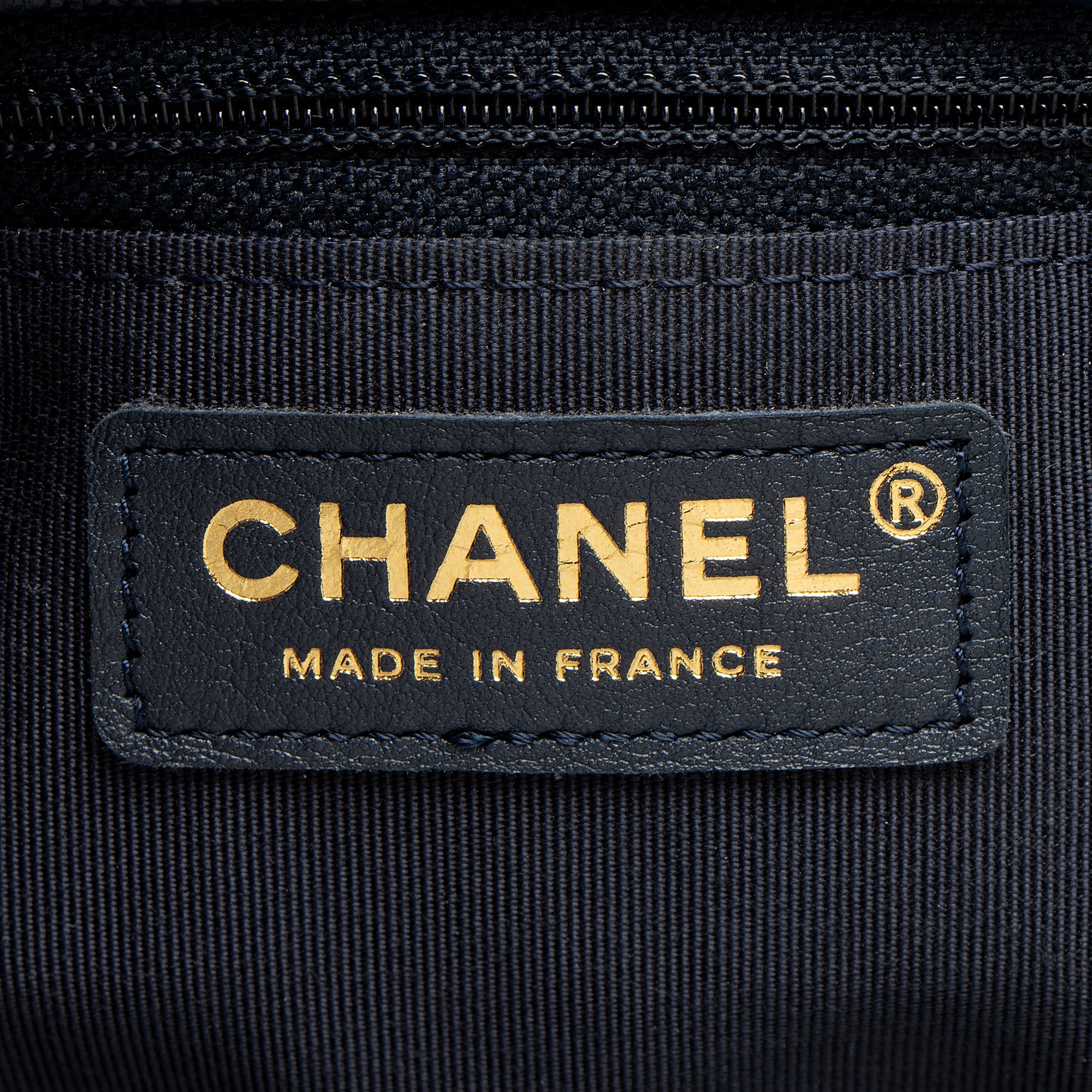 Chanel Caviar Leather CC Large Shopping Tote