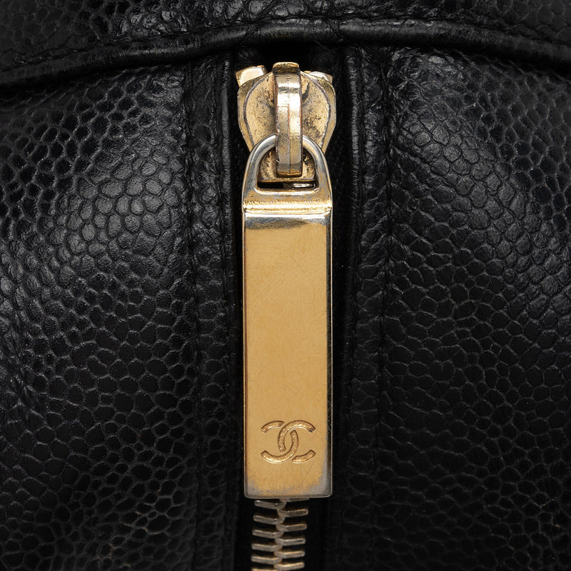 Chanel Caviar Leather Timeless CC Small Bowler Bag (SHF-SYECsY) – LuxeDH