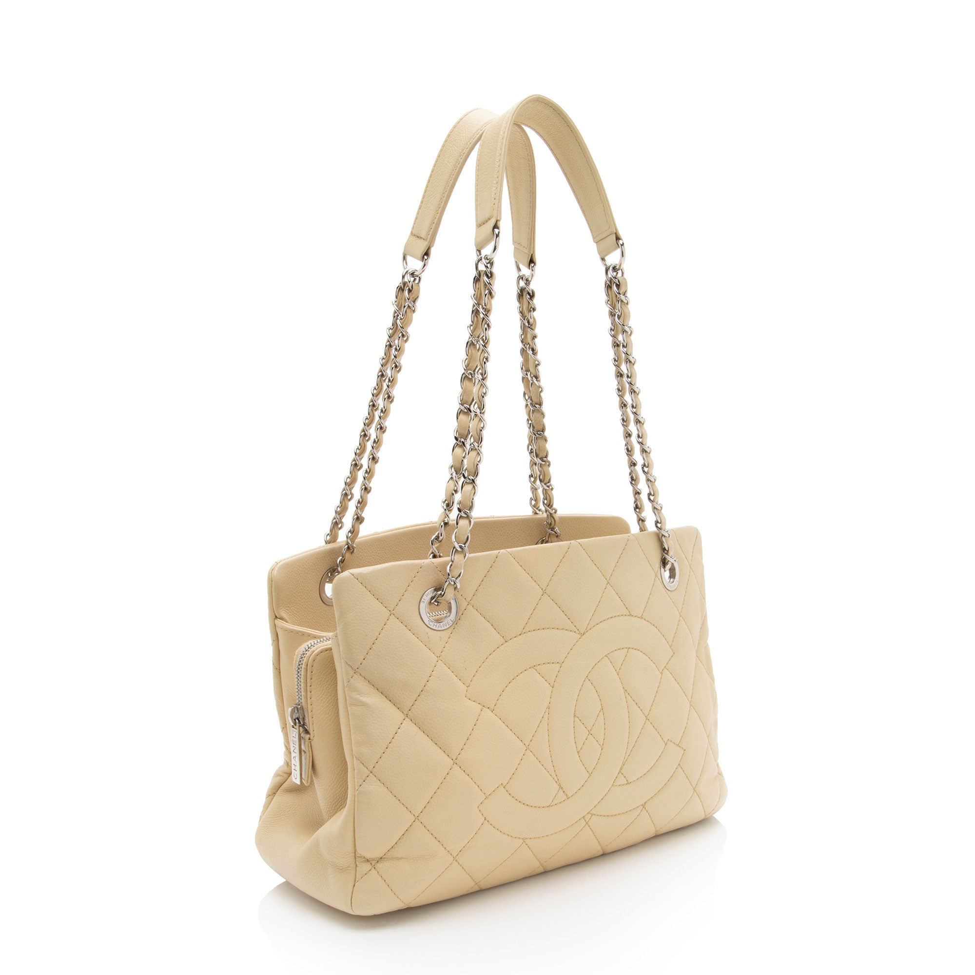 Chanel Caviar Leather Timeless CC Soft Shopper Tote - FINAL SALE