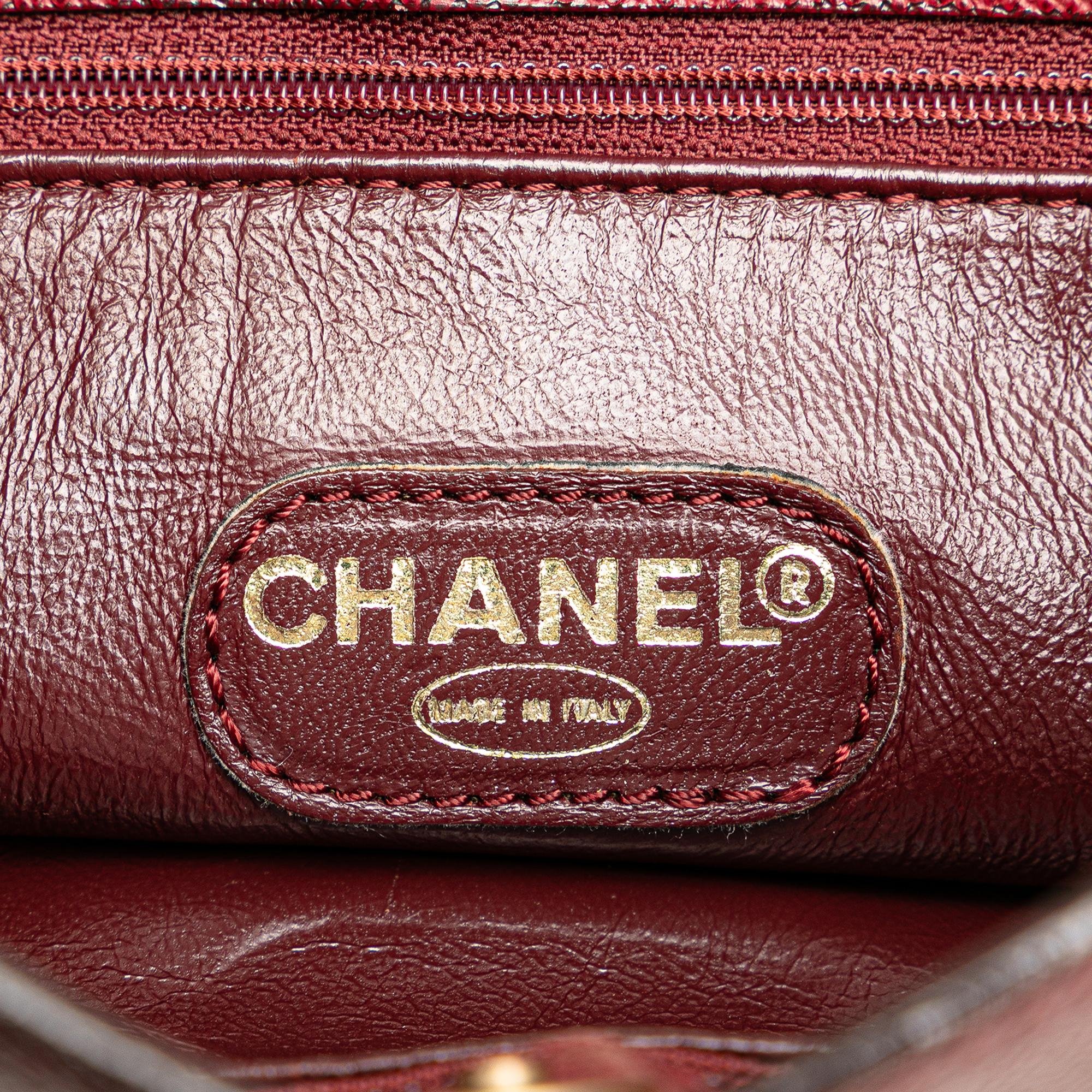 Chanel Caviar Logo Tote