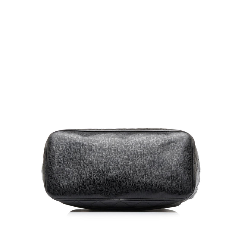 Chanel CC Caviar Leather Tote Bag (SHG-33417) – LuxeDH