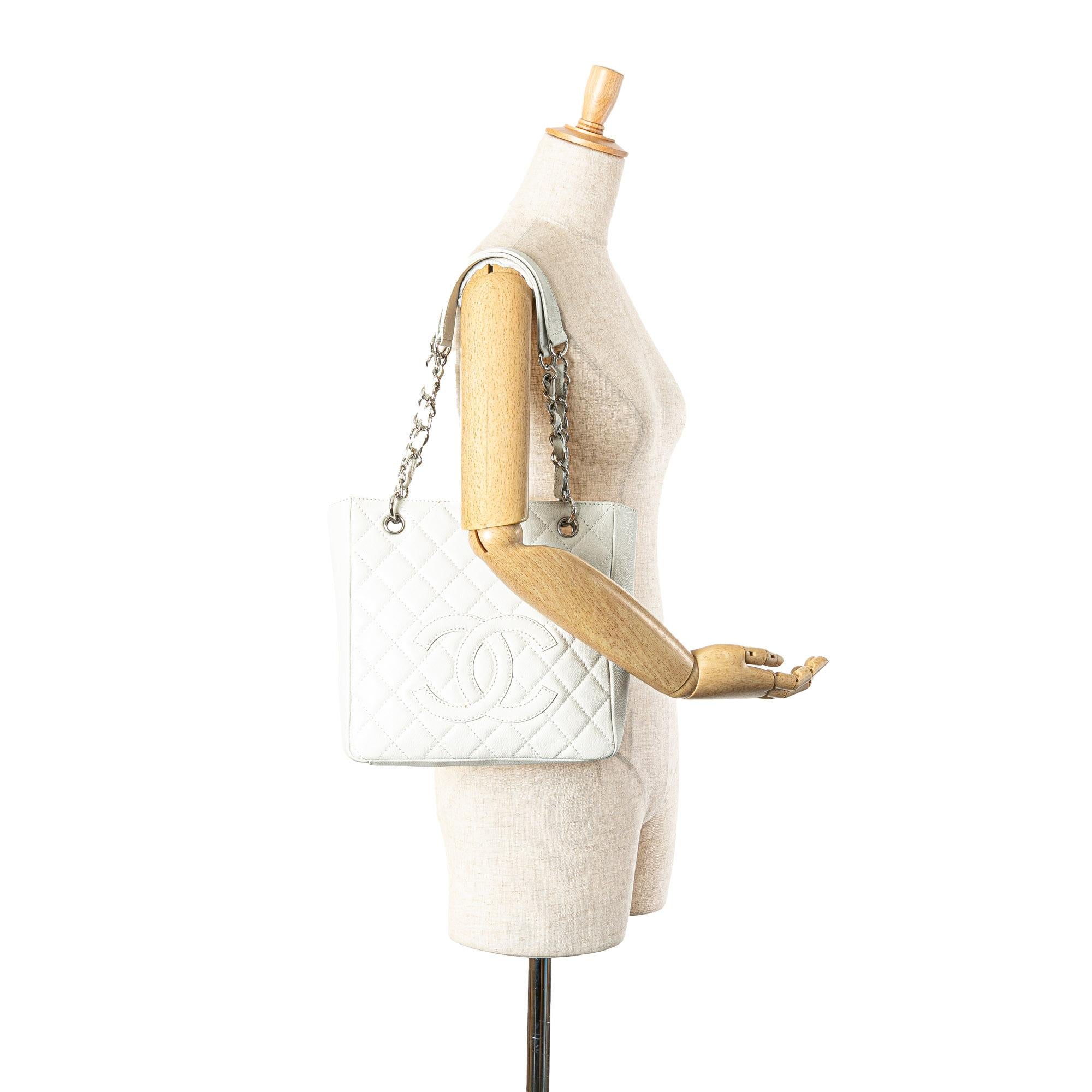 Chanel Caviar Petite Shopping Tote