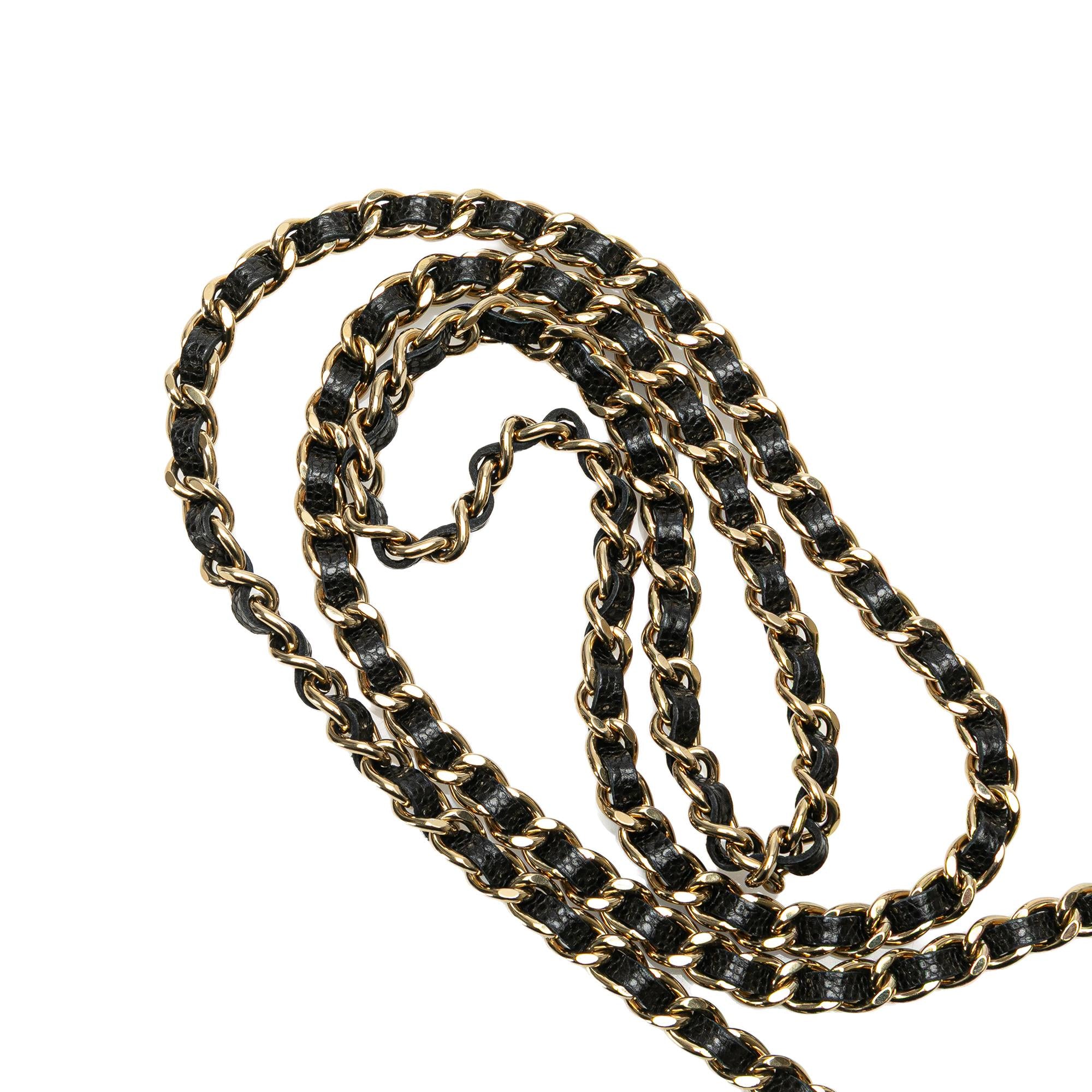 Chanel Caviar Quilted Phone Holder Wallet on Chain