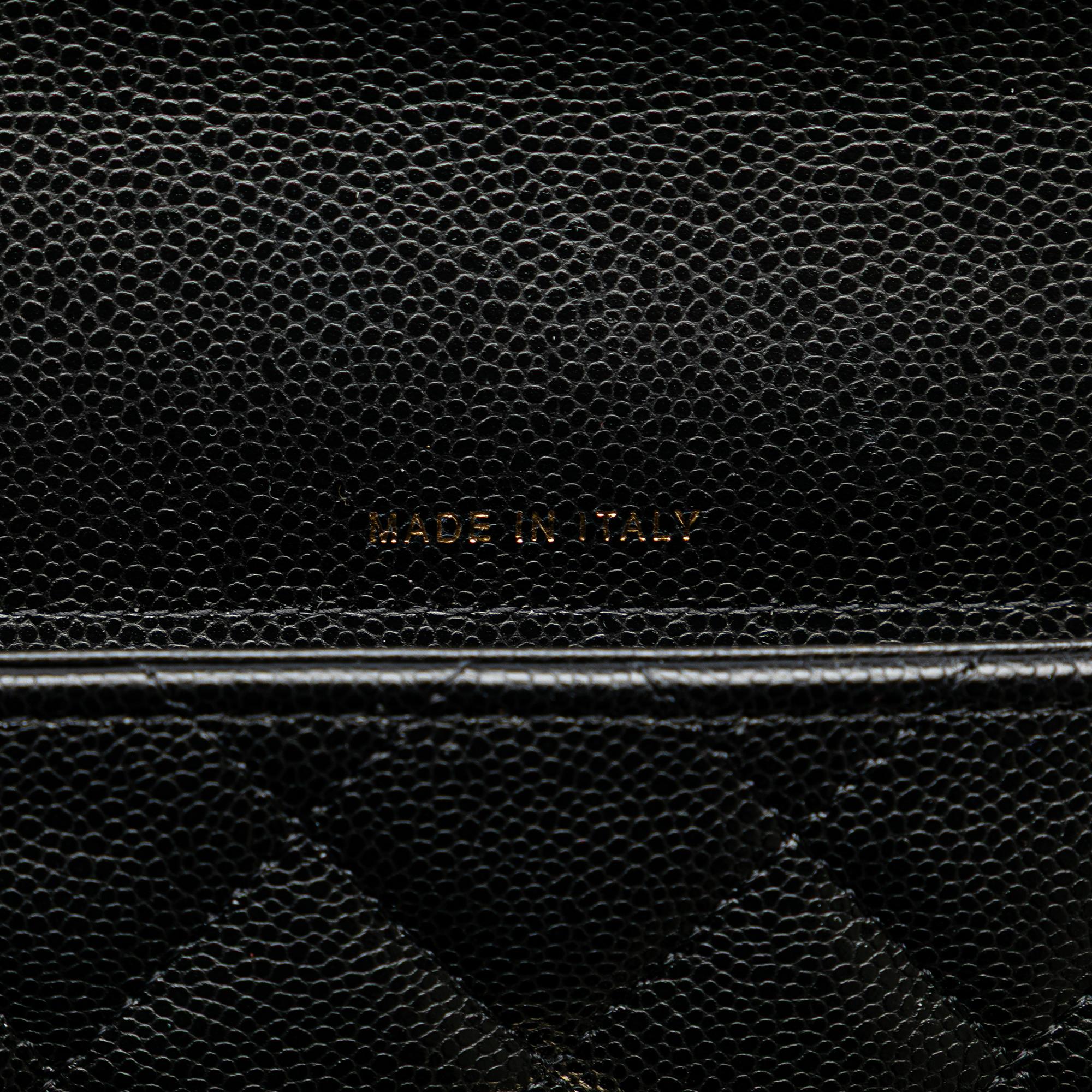 Chanel Caviar Quilted Phone Holder Wallet on Chain