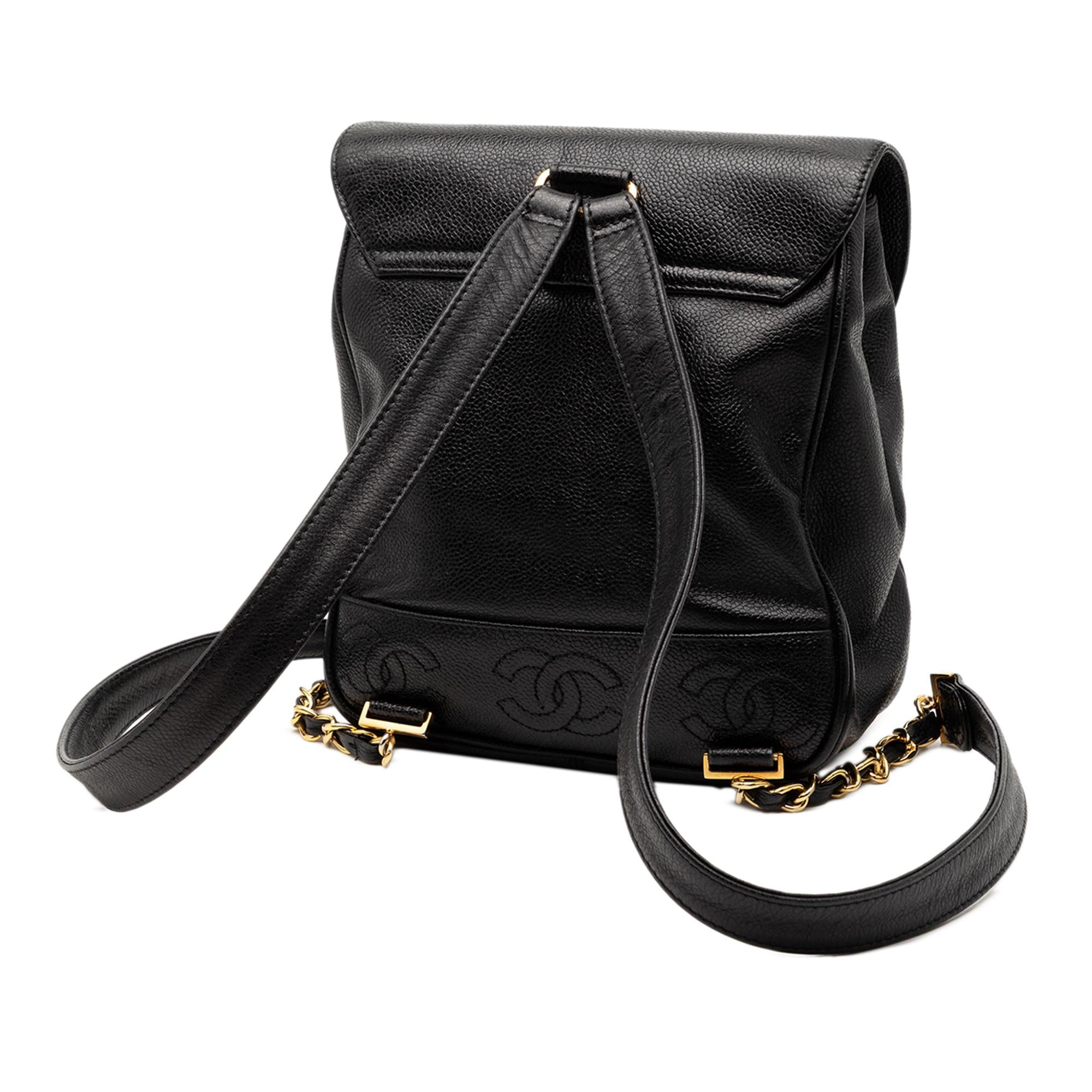 Chanel Caviar Triple CC Backpack