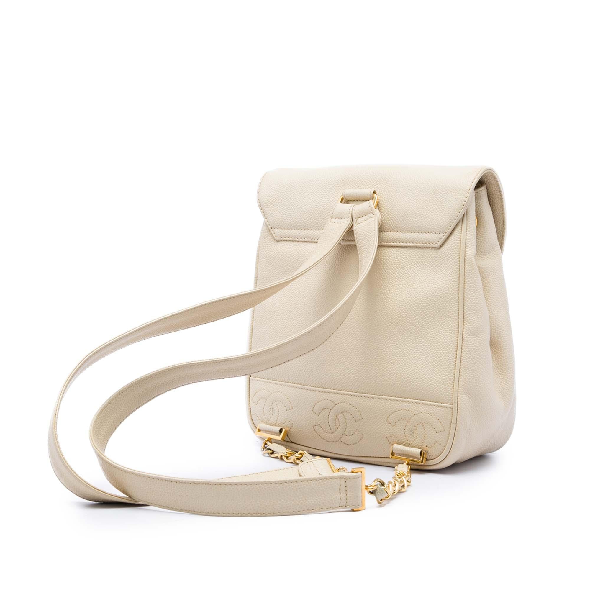 Chanel Caviar Triple CC Backpack