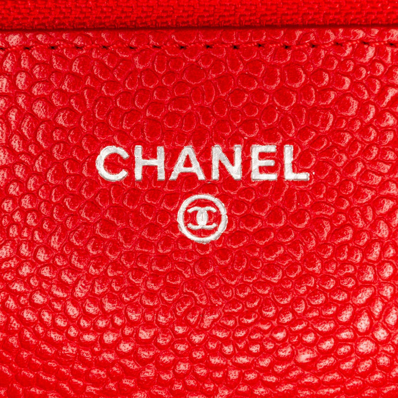 Chanel Caviar Wallet On Chain (SHG-yZcDqT)