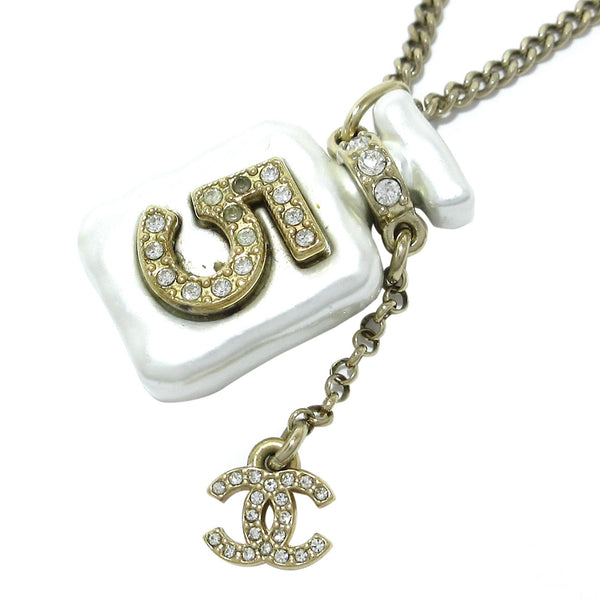 Chanel Chanel No.5 Perfume Bottle Necklace (SHG-47LFhF)
