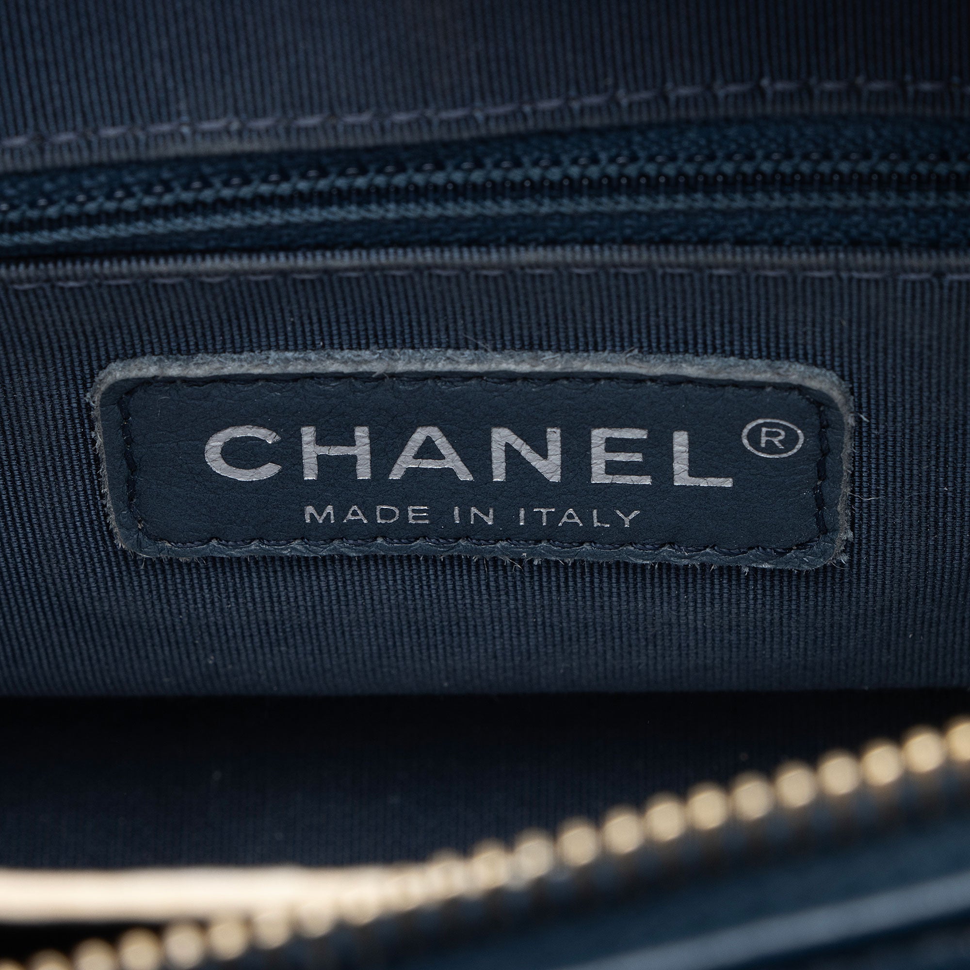 Chanel Chevron Aged Calfskin Gabrielle Small Hobo