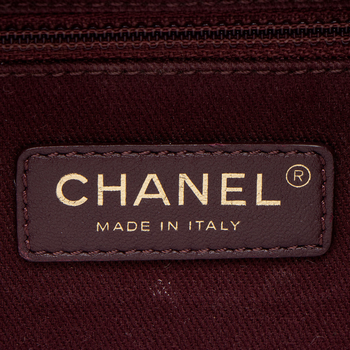 Chanel Chevron Grained Calfskin CC Backpack