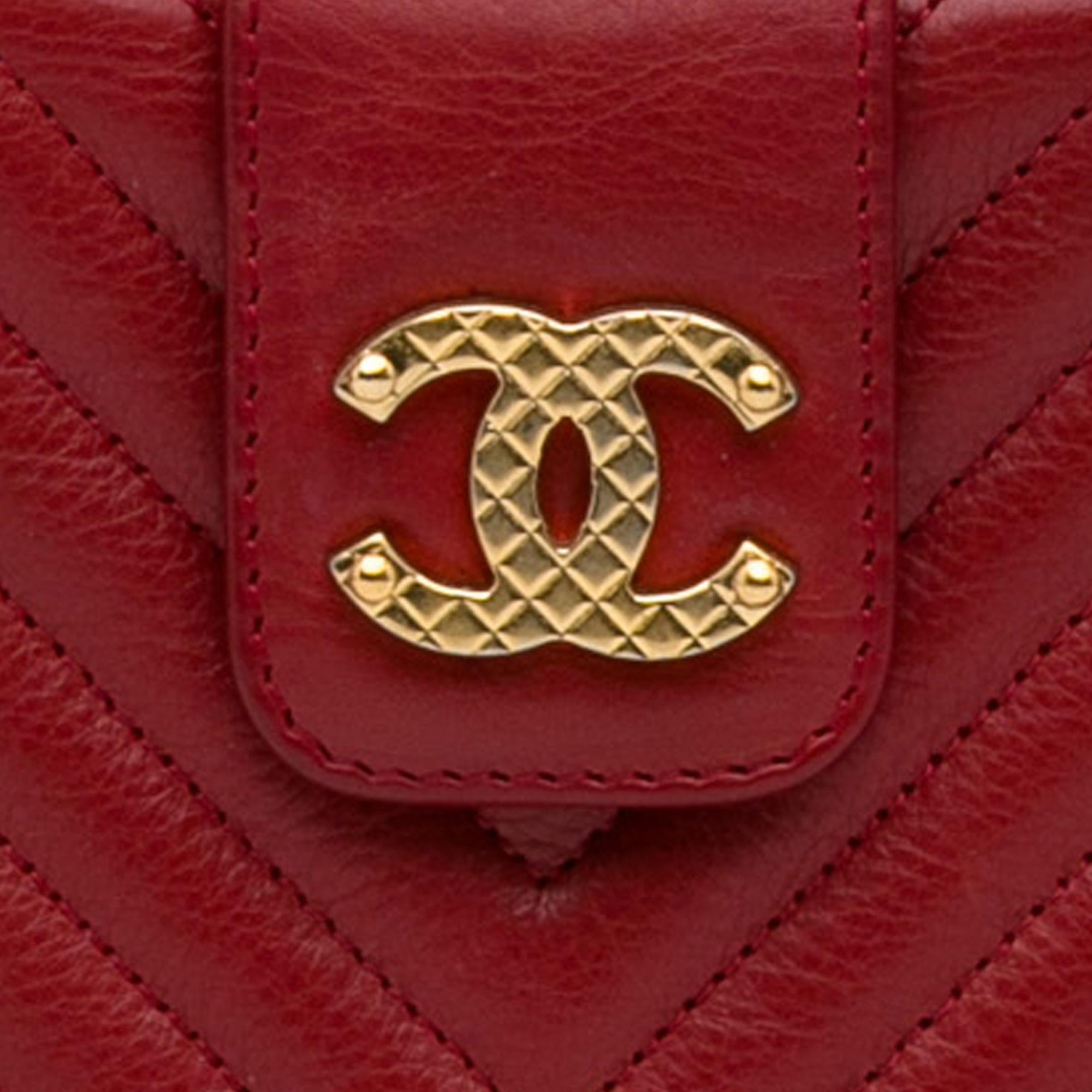 Chanel Chevron Rock The Corner Minaudiere Bag (SHG-I6iCTy)