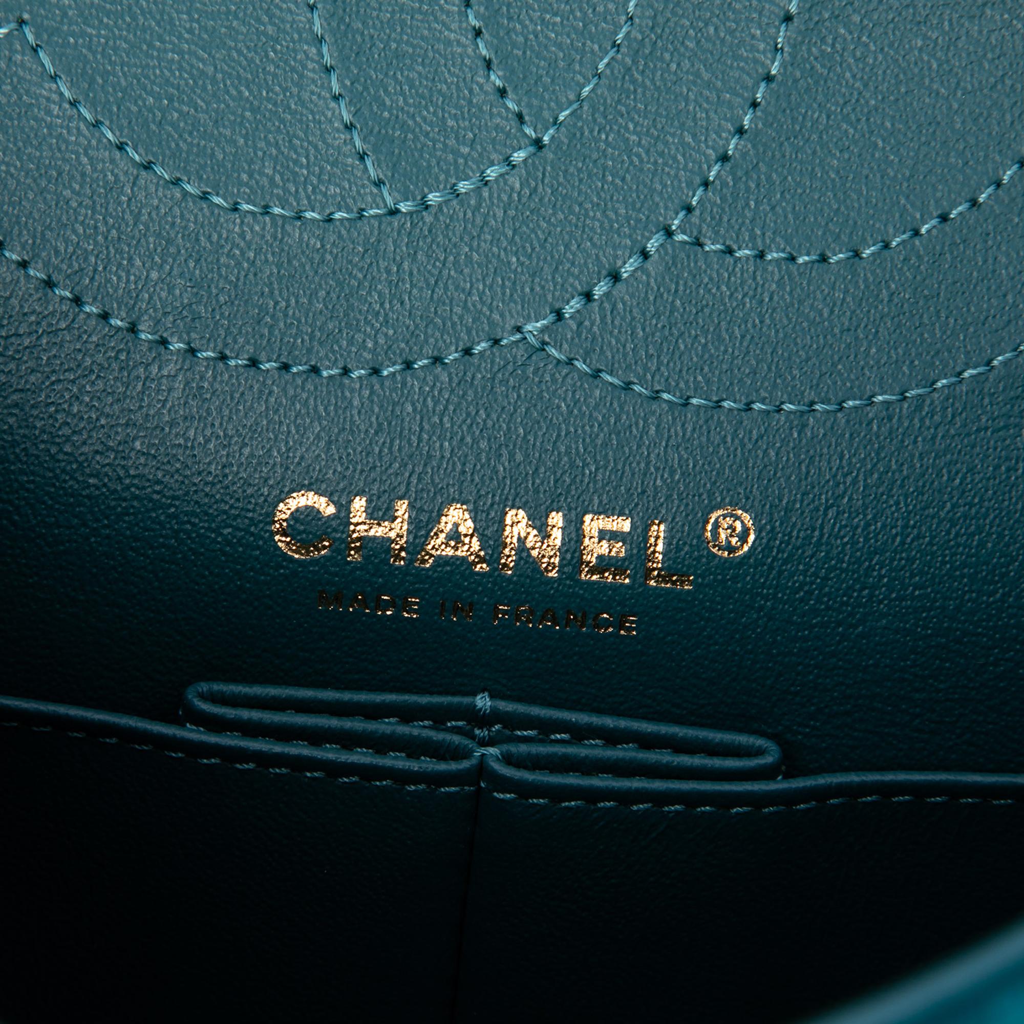 Chanel Chevron Velvet Reissue 2.55 Double Flap 225