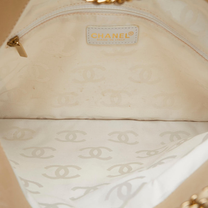 Chanel Choco Bar Fold-Over Satchel (SHG-7erKF6)
